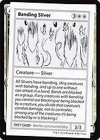 Banding Sliver — Mystery Booster Playtest Cards 2019 2