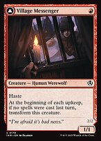 Mensageira da Aldeia // Intrusa do Nascer da Lua — Innistrad Remastered 179