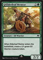 A-Elderleaf Mentor — Kaldheim A-165