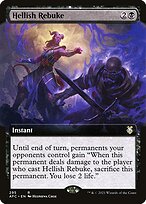 Repreensão Infernal — Forgotten Realms Commander 295
