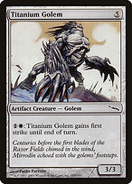 Golem de Titânio — Mirrodin 263