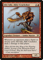 Ishi-Ishi, Akki Tiro Certo — Betrayers of Kamigawa 110