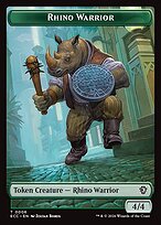 Rhino Warrior — Lorwyn Eclipsed Commander Tokens 6