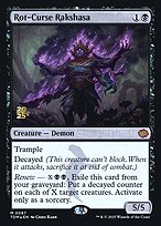 Rot-Curse Rakshasa — Tarkir: Dragonstorm Promos 87s