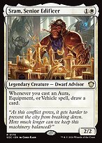 Sram, Edificador Sênior — Secrets of Strixhaven Commander 176