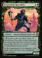 Recrutador de Vigia do Crepúsculo // Uivador da Krallenhorde — Innistrad Remastered 323