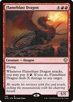 Dragão da Explosão Flamejante — Starter Commander Decks 142