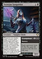 Stensian Sanguinist // Exsanguinate — Secrets of Strixhaven Commander 29