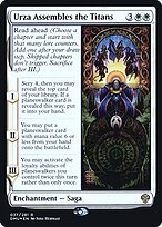 Urza Forma os Titãs — Dominaria United Promos 37s