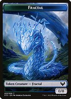 Fractal — Strixhaven: School of Mages Tokens 3
