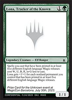 Lona, Tracker of the Known — Unknown Event RG02c