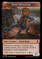 Agate Instigator — Bloomburrow Commander Tokens 20