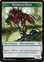 Phyrexian Beast — Phyrexia: All Will Be One Tokens 6