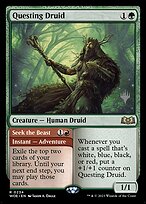 Druida em Missão // Buscar a Fera — Wilds of Eldraine Promos 234p