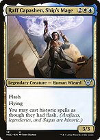 Raff Capasheno, Mago de Bordo