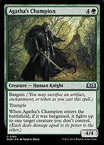 Campeão de Agatha — Wilds of Eldraine 160