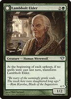 Ancião de Lambholt // Lobisomem da Pele Prateada — Dark Ascension 122