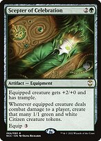 Cetro da Celebração — New Capenna Commander Promos 64p