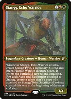 Stangg, Guerreiro do Eco — Dominaria United Commander 64