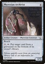 Arquivista Phyrexiano — March of the Machine 262