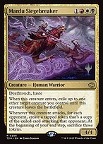 Mardu Siegebreaker — Tarkir: Dragonstorm Promos 206p