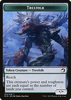 Treefolk — Innistrad: Midnight Hunt Tokens 12
