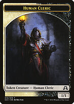 Human Cleric — Shadows over Innistrad Tokens 10