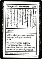 Yawgmoth's Testament — Mystery Booster Playtest Cards 2021 52