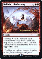 Litoformação de Nahiri — Zendikar Rising Promos 151s