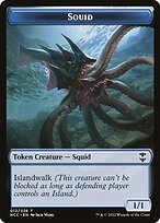 Squid — New Capenna Commander Tokens 12