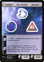 Unglued Pea-Brained Dinosaur — Unfinity Sticker Sheets 45