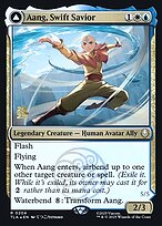 Aang, Swift Savior // Aang and La, Ocean's Fury — Avatar: The Last Airbender Promos 204s