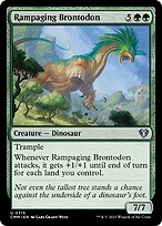 Brontodonte Enfurecido — Commander Masters 315