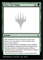 Clear, Fair Magic — Unknown Event RG12b