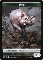 Boar — Innistrad: Crimson Vow Tokens 12