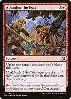 Abandonar o Posto — Innistrad: Midnight Hunt 127