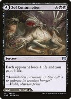 Consumição de Zof // Charco Sangrento de Zof — Zendikar Rising 132
