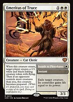 Emeritus of Truce // Swords to Plowshares — Secrets of Strixhaven 13