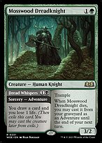 Cavaleiro do Pavor de Bosquemusgo // Sussurros do Pavor — Wilds of Eldraine 231