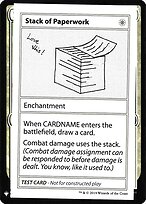 Stack of Paperwork — Mystery Booster Playtest Cards 2019 13