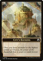 City's Blessing — March of the Machine Commander Tokens 45