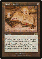 Codex de Barrin — Urza's Saga 286