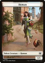 Human — March of the Machine Commander Tokens 6