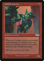 Lacaio Goblin — Urza's Saga 190