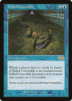 Crocodilo Velado — Urza's Saga 108
