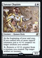 Sunstar Chaplain — Edge of Eternities Promos 40s
