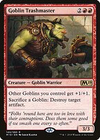 Mestre Desmantelador Goblin — Core Set 2019 Promos 144p