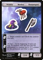 Wrinkly Monkey Shenanigans — Unfinity Sticker Sheets 31