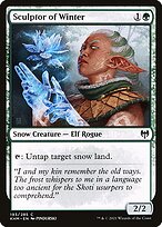 Escultora de Invernos — Kaldheim 193