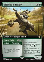 Brightcap Badger // Fungus Frolic — Bloomburrow Commander 62